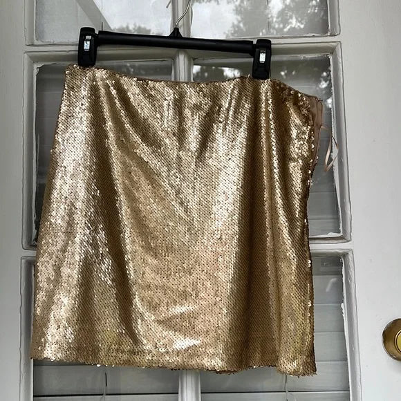 Gold sequin mini R+J Romeo and Juliet Couture Mini for Target - Picture 1 of 7